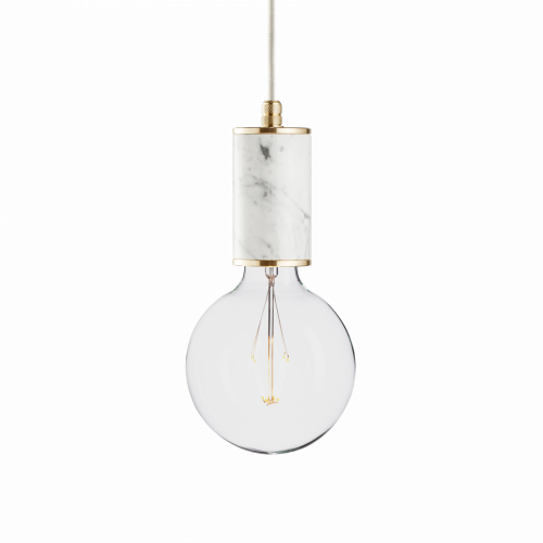 подвесной светильник marmor glans bianco brass в Ульяновске