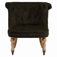 кресло amelie french country chair серо-коричневое в Ульяновске