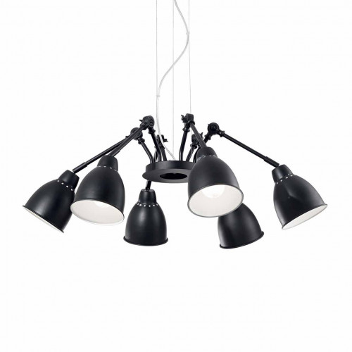 подвесная люстра ideal lux newton sp6 nero в Ульяновске