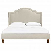 кровать двуспальная 160х200 бежевая cassis upholstered в Ульяновске