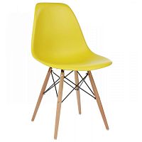 стул деревянный eames pc-015 yellow в Ульяновске