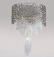 подвесной светильник crystal lux hauberk sp-pl8 d60 матовый никель в Ульяновске