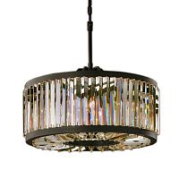 люстра welles round d50 черная, прозрачное стеко в Ульяновске