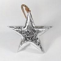 игрушка на елку звезда серебряная snow star, 15х15х2,5 см в Ульяновске