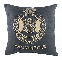 подушка с гербом королевского royal yacht club denim в Ульяновске