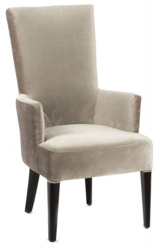 стул с подлокотниками high back chair бежевый в Ульяновске