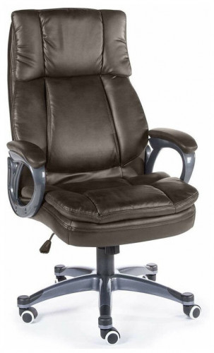 кресло для руководителя norden chairs мэдисон, обивка: искусственная кожа, цвет: экокожа темно-коричневая в Ульяновске