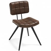 стул lola seat pu brown ноги эпоксидный черный c592u09 от la forma (ex julia grup) в Ульяновске