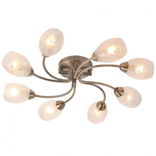 потолочная люстра idlamp carmina 201/8pf-oldbronze в Ульяновске