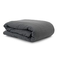 пододеяльник изо льна темно-серого цвета essential 150х200 в Ульяновске