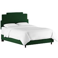 кровать двуспальная 180х200 зеленая paxton emerald velvet в Ульяновске