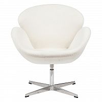 кресло swan chair белое в Ульяновске