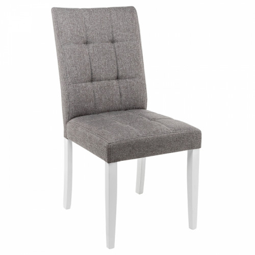 стул деревянный madina white / fabric pebble в Ульяновске