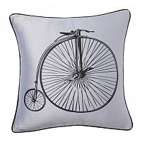 подушка с ретро-велосипедом retro bicycle grey в Ульяновске