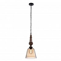 подвесной светильник crystal lux deco sp1 a amber в Ульяновске