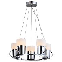 подвесная люстра arte lamp brooklyn a9484sp-5cc хром в Ульяновске