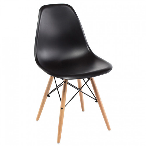 стул деревянный eames pc-015 black в Ульяновске