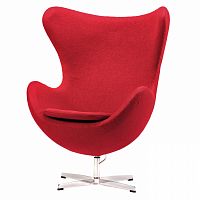 кресло egg chair красное в Ульяновске