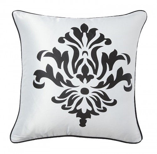 подушка с геральдическими лилиями fleur de lys ii white в Ульяновске