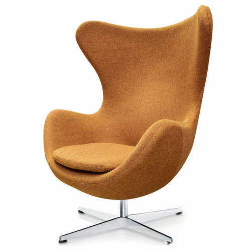 кресло egg chair темно-коричневое в Ульяновске