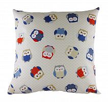 подушка с принтом owl print blue в Ульяновске