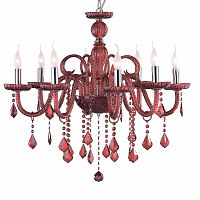 подвесная люстра ideal lux giudecca sp8 rosso в Ульяновске