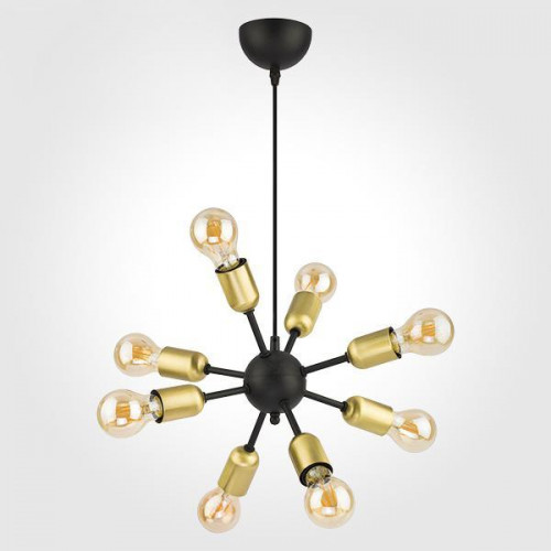 подвесная люстра tk lighting 1468 estrella black в Ульяновске