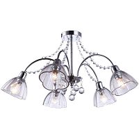 потолочная люстра arte lamp silenzio a9559pl-5cc хром в Ульяновске