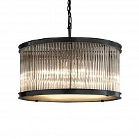 люстра essex crystal 68 черное основание, прозрачное стекло черное основание, прозрачное стекло в Ульяновске