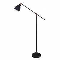 торшер arte lamp braccio a2054pn-1bk в Ульяновске
