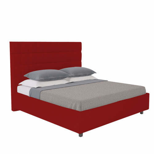 кровать двуспальная 180х200 красная shining modern в Ульяновске