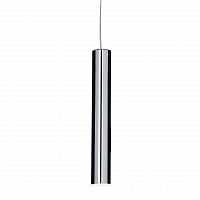 подвесной светодиодный светильник ideal lux ultrathin sp1 small round cromo в Ульяновске