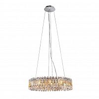 подвесная люстра crystal lux lirica sp10 d610 chrome в Ульяновске