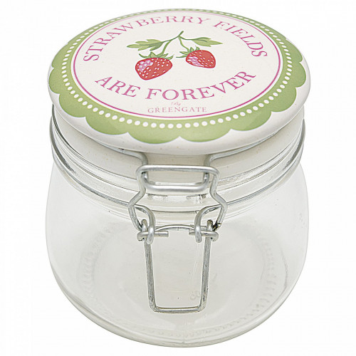 банка стеклянная strawberry pale green в Ульяновске