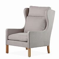 кресло wingback серый в Ульяновске