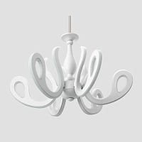 потолочная светодиодная люстра ambrella light orbital classic fk81/6 wh 292w d640 белая в Ульяновске