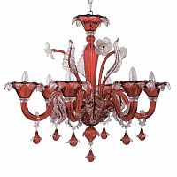 подвесная люстра ideal lux ca vendramin sp6 rosso в Ульяновске