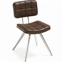 стул lola seat pu brown ножки из нержаеющей стали c589u09 от la forma (ex julia grup) в Ульяновске