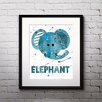постер elephant а4 в Ульяновске