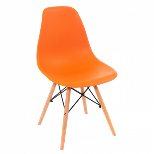 стул деревянный eames pc-015 orange в Ульяновске