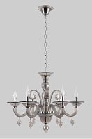 подвесная люстра crystal lux caetano sp-pl6 smoke в Ульяновске