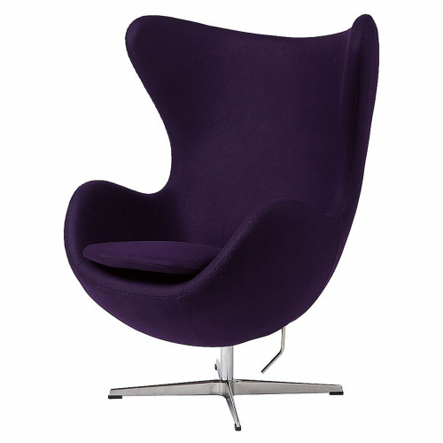 кресло egg chair темно-фиолетовое в Ульяновске